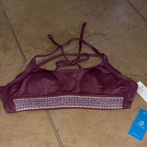 Cupshe Maroon with Patterned Band